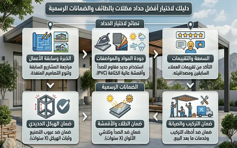أفضل حداد مظلات بالطائف